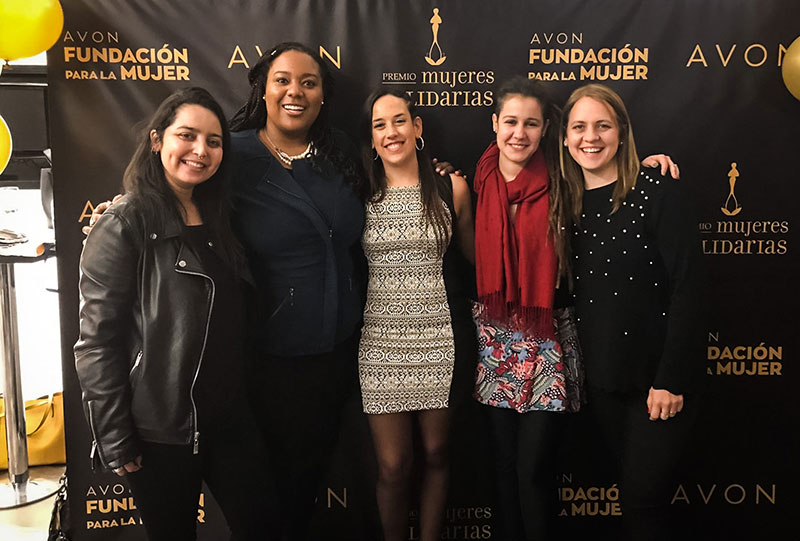 Equipo de Libertate en el evento del Premio Mujeres Solidarias de la Fundación Avon